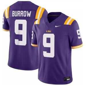 ✅Mens Kids Youths Joe Burrow Vapor Stitched Purple Jersey